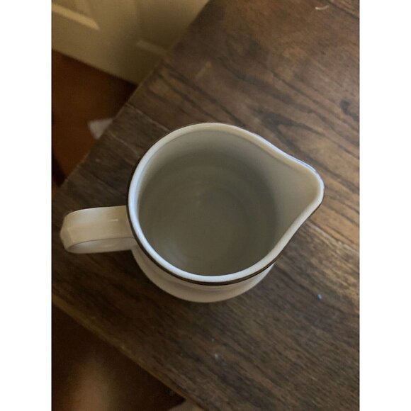 Beautiful Stone Ware Creamer Pitcher Made in Japan Farmhouse Vintage Antique - Picture 4 of 4